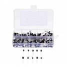 200Pcs TO-92-3 In-line Transistor Box NPN TO-92 PNP BC337 2N2222 XSR Transistors Kit