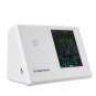 LCD Display Air Quality Detector Portable HCHO TVOC CO2 PM2.5 PM10 Tester Thermo-hygrometer Alarm Cl