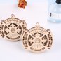 3D Perpetual Calendar Wooden Machinery Transmission Model Assembly Toys Creative Gift