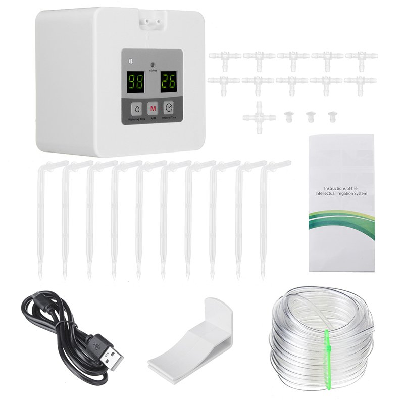 Garden Smart Water Timer Automatic Drip Irrigation Kit Irrigation Controller Solenoid Valve Irrigati