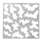 Stainless Steel 1/35 1/100 AJ0032 Spray Template Forest Camouflage Mould Tool