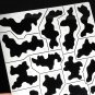 Stainless Steel 1/35 1/100 AJ0032 Spray Template Forest Camouflage Mould Tool