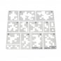 Stainless Steel 1/35 Digital Camouflage Leakage Spray Template Model Building Mould Tool