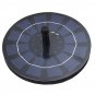 200L/h Outdoor Solar Powered Fountain Water Pump for Pool Garden Sprinkler Pond + 6 Nozzles
