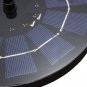 200L/h Outdoor Solar Powered Fountain Water Pump for Pool Garden Sprinkler Pond + 6 Nozzles