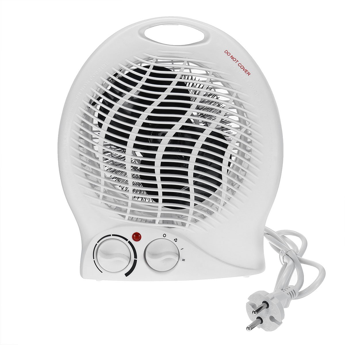 220V 2000W Mini Desktop Electric Heating Fan Heater 3 Speed Low Noise Portable Household Winter Warm