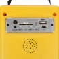 Solar Panel Power Lighting System + 2 LED Light Bulbs USB Charger Support FM Bluetooth SD Card