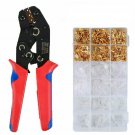 600Pcs Electrical Crimper Kit Wire Terminal Crimping Tool Kit Male Female Connectors W/ 48B Plier