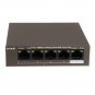 TEF1105P-4-63W 5 Port 10/100M 4-Port PoE CCTV Smart Switch 250m Extended Transmission