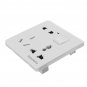250V 16A 86mm Switch Socket Board 8 Hole Wall Socket Panel Switch Suitable for Indoor Buildings