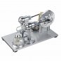 Mini Hot Air Stirling Engine Model Power Generator Motor Physics Educational Toy