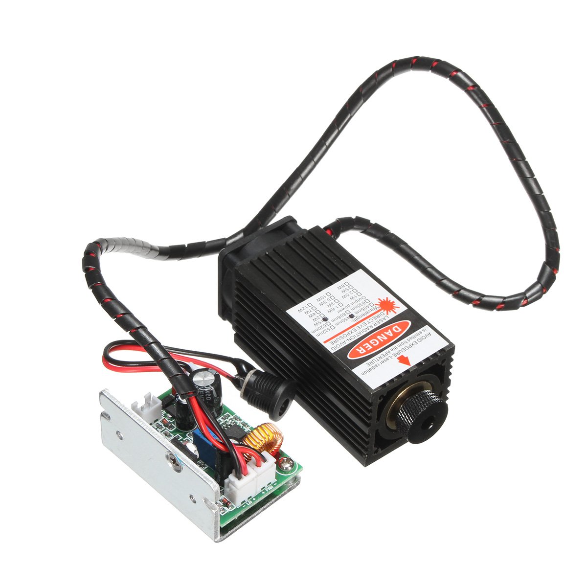 15W 450nm Laser Head Engraving Module Diode Metal Marking Wood Cutting TTL