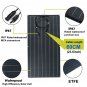 1PCS Flexible Solar Panel 120W 1160*540mm ETFE Solar Panel with Connector