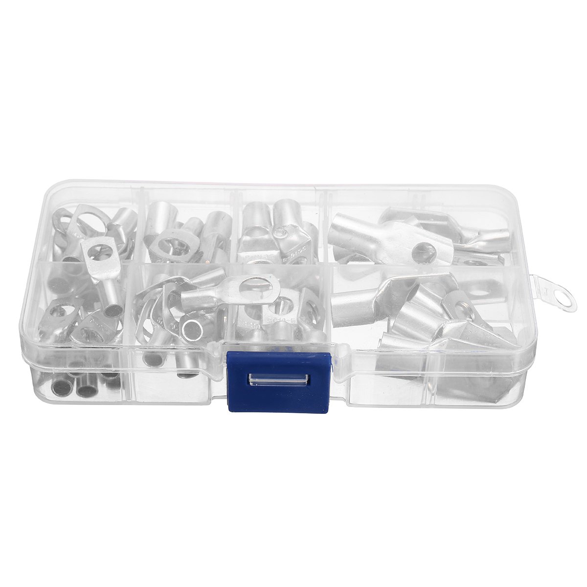 B1911 140pcs Kit 60Pcs Terminals Crimp Ring 80Pcs Heat Shrink Tube Ring Lug Terminal With Box
