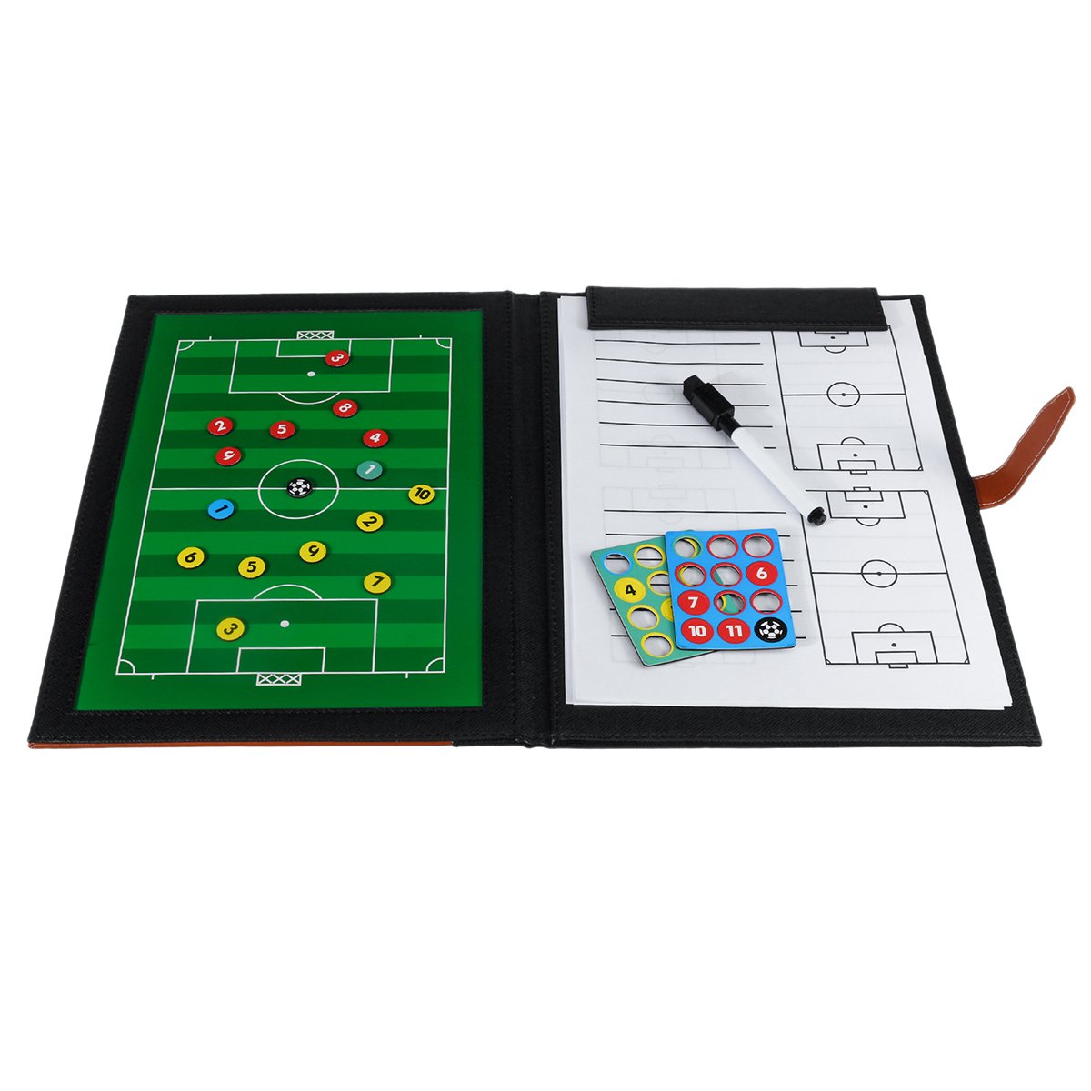 Football Training Supplies Football Coaching Teaching Tactical PU Leather Board