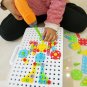 144pcs Kid's Electric Drill Power Tool Screw Driver Drill Toys Construction Drill Toys DIY Education
