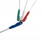 4Pcs 50mm 5N Pure Sliver Leads Header Headshell Wire Cable Litz For 1.2-1.3mm Pins