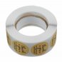 500PCS Thank You Stickers Roll Kraft Paper 1inch Round Sealing Commercial Labels