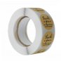500PCS Thank You Stickers Roll Kraft Paper 1inch Round Sealing Commercial Labels