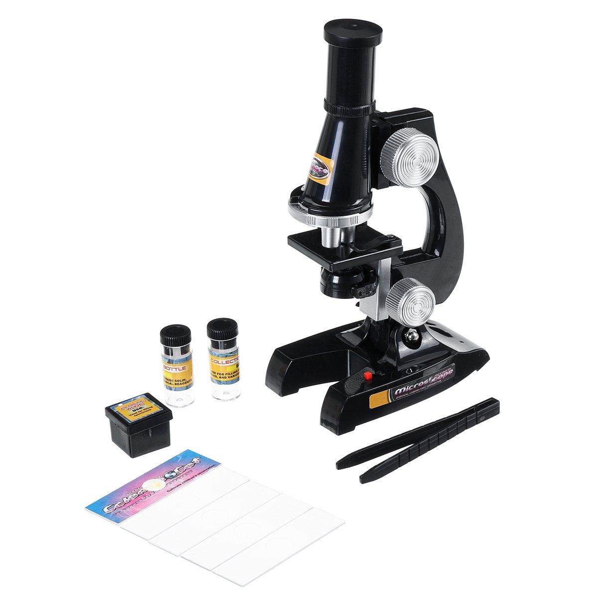 1200x Early Childhood Science Toy Biological Microscope LED Student Microscope
