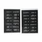 Waterproof 12V-24V RV Boat Marine 6 Gang Toggle Switch Panel Fuse & LED Light