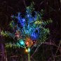 2 Pcs Solar Power Glass Stake Light Outdoor Garden Path Luminous Lamps Decor