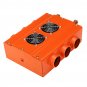 DC12V 300W 6 Holes Air Heater Warmer Car Travel Heater Warmer Thermostat Fan Window Defroster Demist