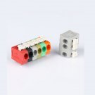 10PCS BEST 4 Pin Plug-in Brass Wire Connector Terminals LED Flame Retardant Terminal Block Connector