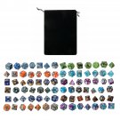 84PCS Polyhedral Dices Set For Dungeons & Dragons Dice Desktop RPG Game Dices