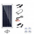 Mono Solar Panel Waterproof DC USB Monocrystaline Flexible Solar Charger Power Bank Outdoor Camping 