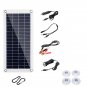 Mono Solar Panel Waterproof DC USB Monocrystaline Flexible Solar Charger Power Bank Outdoor Camping 