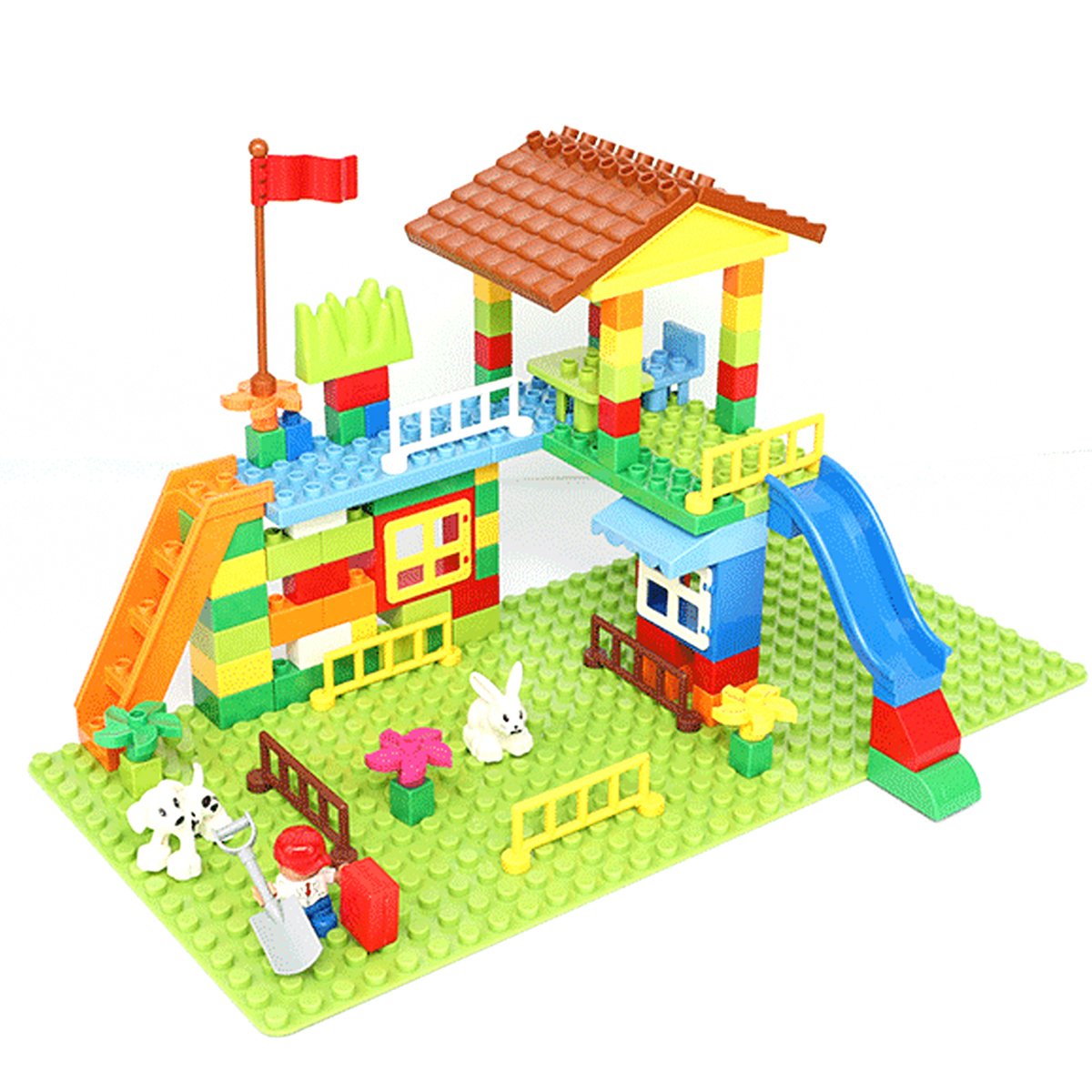 Children DIY Creative Game Building Toys Kids Bricks Blocks Educational Gift