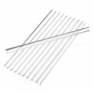 10Pcs Length 150mm OD 7mm 1mm Thick Wall Borosilicate Glass Blowing Tube Lab Tubes