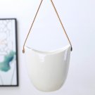 Hanging Rope Ceramic Flower Succulent Pot Planter Vase Home Garden Plant Pot Decor