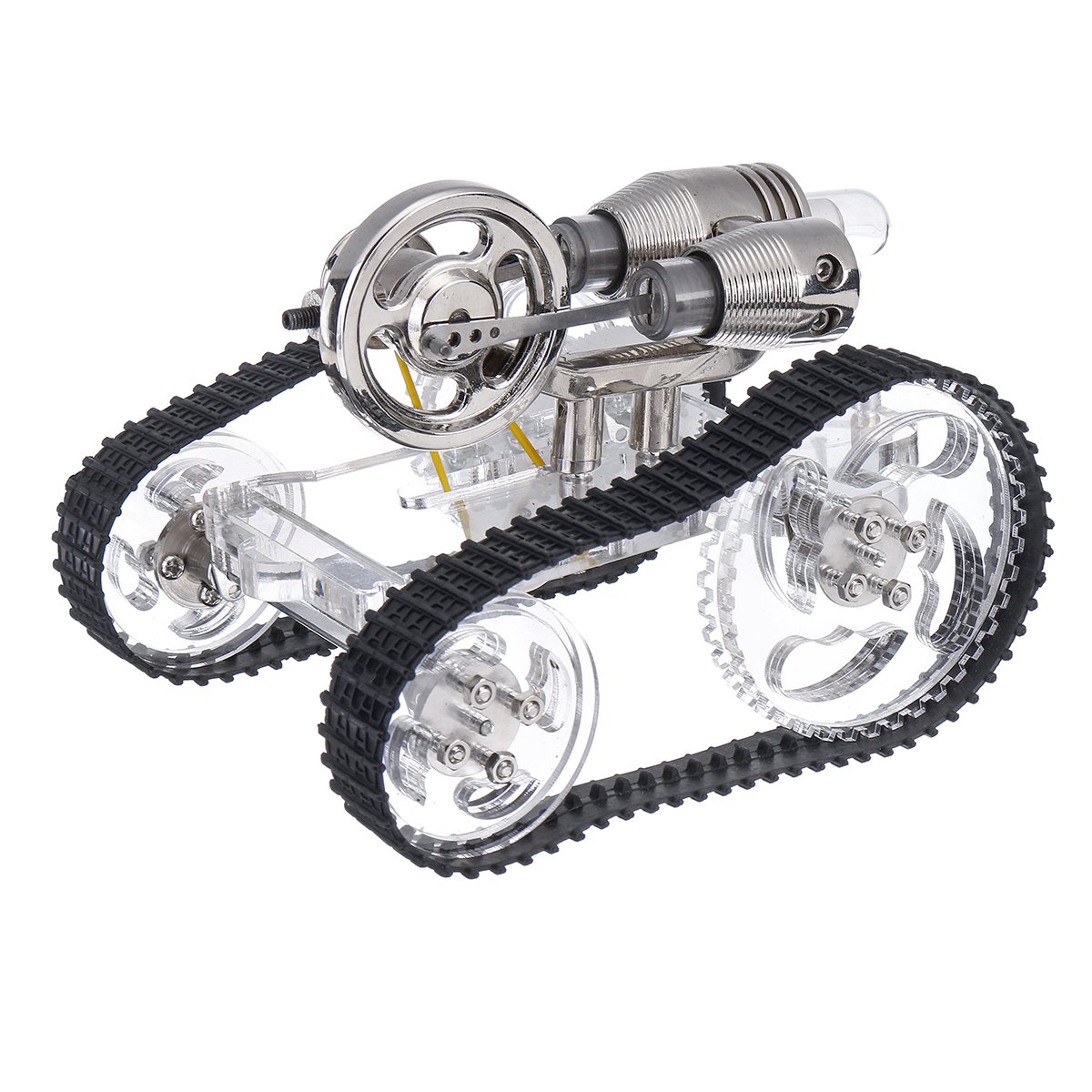 Car Type Model Stirling Engine Hot Air Model Motor Heat Powered Educational Kit