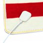 220V Electric Heated Throw Over Under Blankets Warm Mattress 3 Heat Set