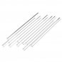 10Pcs Length 150mm OD 7mm 2mm Thick Wall Borosilicate Glass Blowing Tube Lab Factory School Home