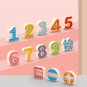 Wooden Toys Rings Montessori Math Toys Counting Fishing Board Child Kids Preschool Educational Learn