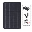 20W ETFE Solar Panel Field Vehicles Emergency Charger WIth 4 Protective Corners Single USB+DC