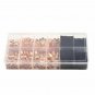 260 PCS SC6-SC25 Copper Ring Lug Terminal Mixed Shrink Tubing Cover With Box