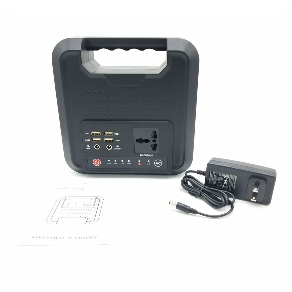 300W 220V Portable Solar Power Station Generator Inverter Energy Storage Supply