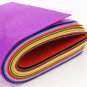 40Pcs 15x15cm Non-Woven Felt Fabric Polyester Cloth Felt Fabric DIY Bundle for Sewing Doll Handmade 