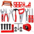28PCS Children Kid Drill Tool Box Set DIY Builders Building Construction Educational Toys Gift