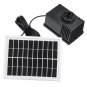 180L/H Solar Fountain Pump Kit Free Standing 2W Solar Panel Submersible Water Pump Pond Fish Tank Bi