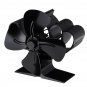 1200RPM Mini Heat Powered Stove Fan 4 Blade Silent Fireplace Eco Fan Heating Distribution No Electri