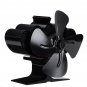 1200RPM Mini Heat Powered Stove Fan 4 Blade Silent Fireplace Eco Fan Heating Distribution No Electri