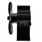 1200RPM Mini Heat Powered Stove Fan 4 Blade Silent Fireplace Eco Fan Heating Distribution No Electri