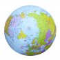 PVC Inflatable Globe Beach Ball Geography 16Inch World Map Educational Toys