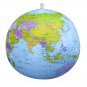 PVC Inflatable Globe Beach Ball Geography 16Inch World Map Educational Toys