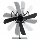 Heat Powered Stove Fan Wood Log Burner Fireplace Eco Fan Heating Distribution No Electricity Or Batt